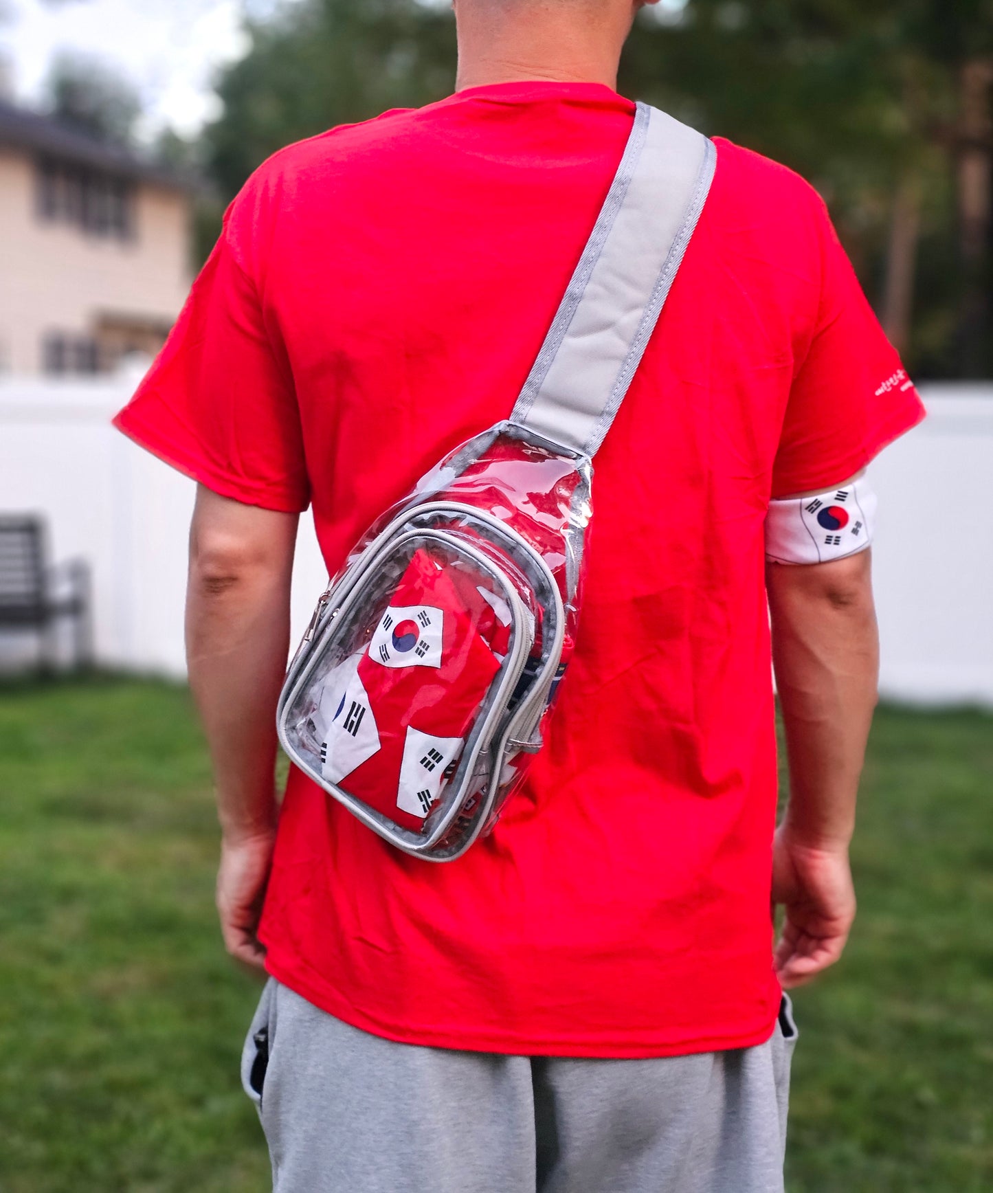 Clear Crossbody Backpack (Stadium-approved)